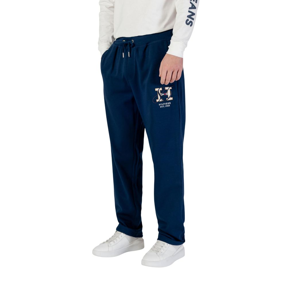 Tommy Hilfiger Blue Recycled Cotton Joggers (Workout Pants) - Image 4