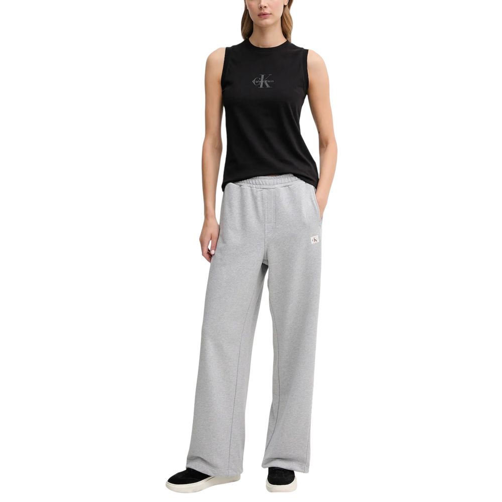 Calvin Klein Jeans Gray Cotton Joggers (Workout Pants) - Image 3