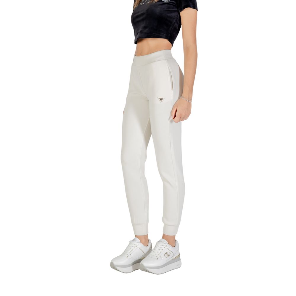 Guess Active Cream Polyester Joggers (Workout Pants) - Image 3