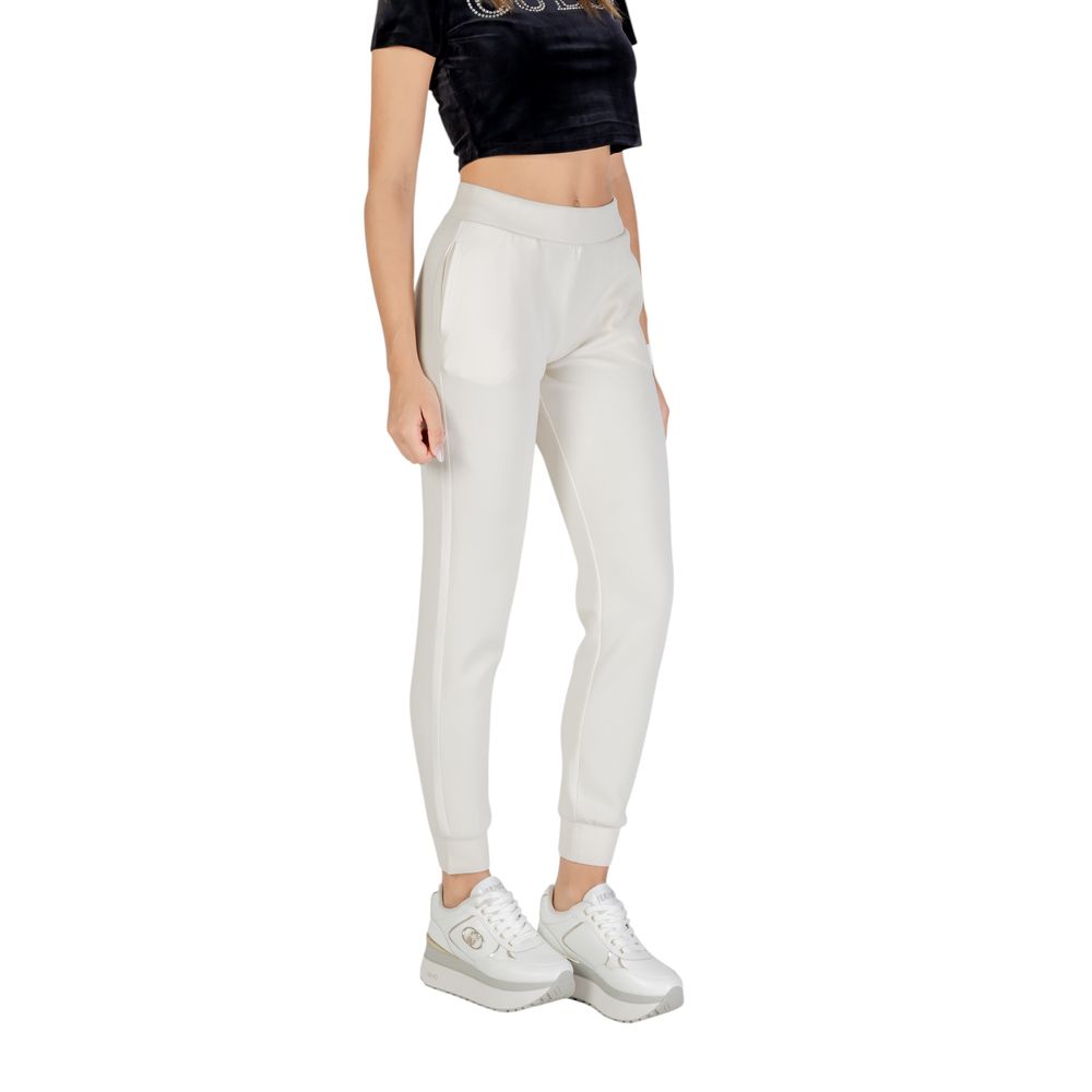 Guess Active Cream Polyester Joggers (Workout Pants) - Image 4