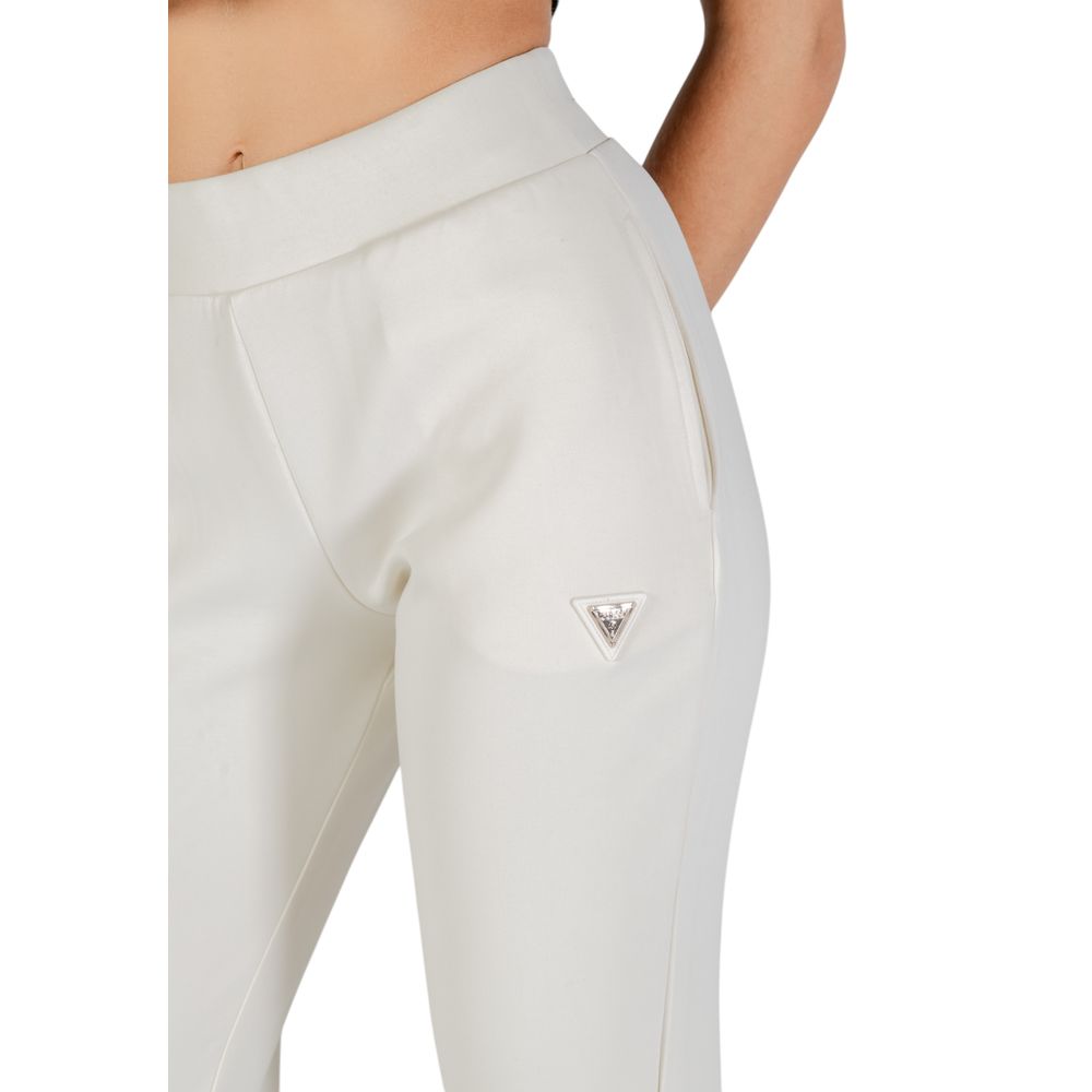 Guess Active Cream Polyester Joggers (Workout Pants) - Image 5