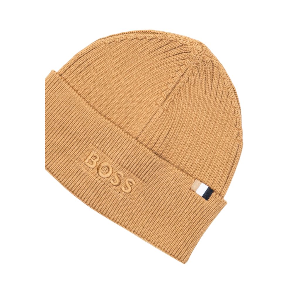 Hugo Boss Beige Cotton Cap (Baseball Hat) - Image 3