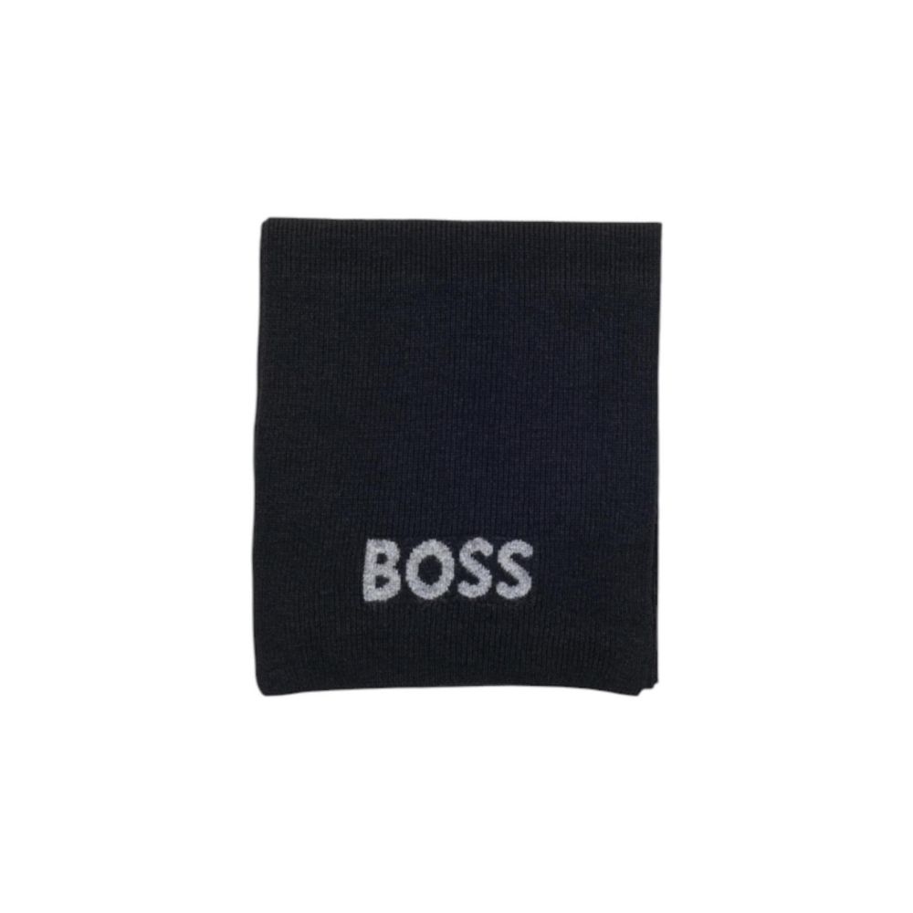 Hugo Boss Black Polyacrylic Scarf - Image 3