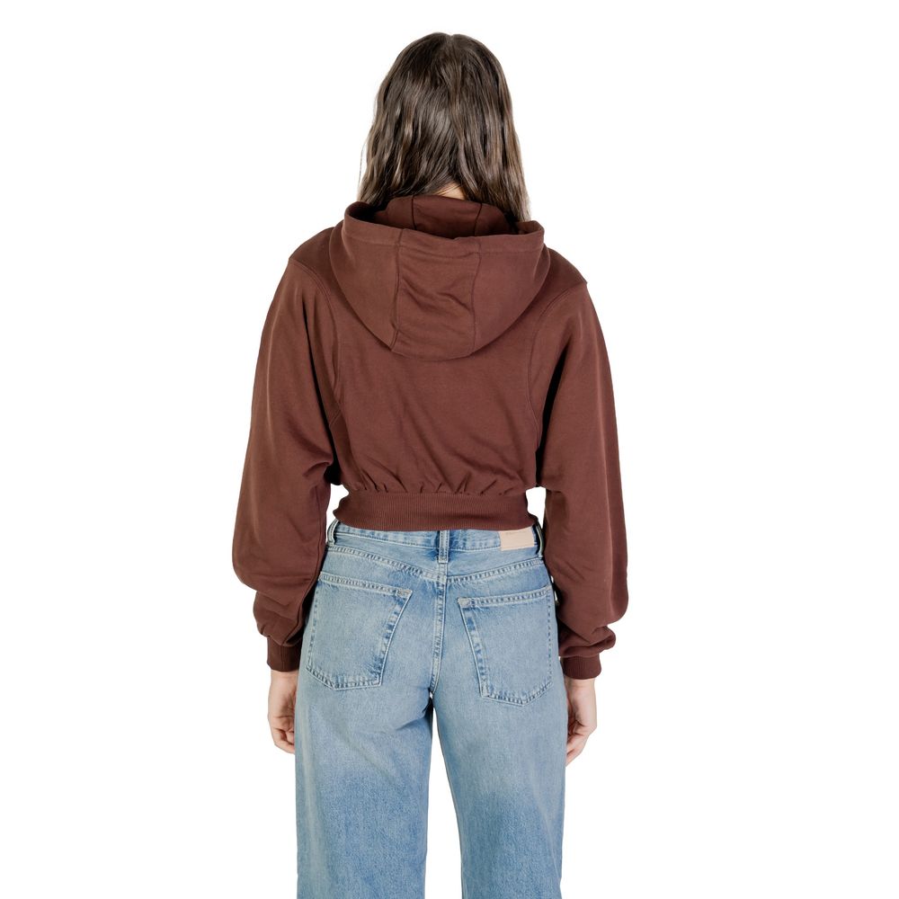 Tommy Hilfiger Jeans Brown Recycled Cotton Hoodie - Image 2