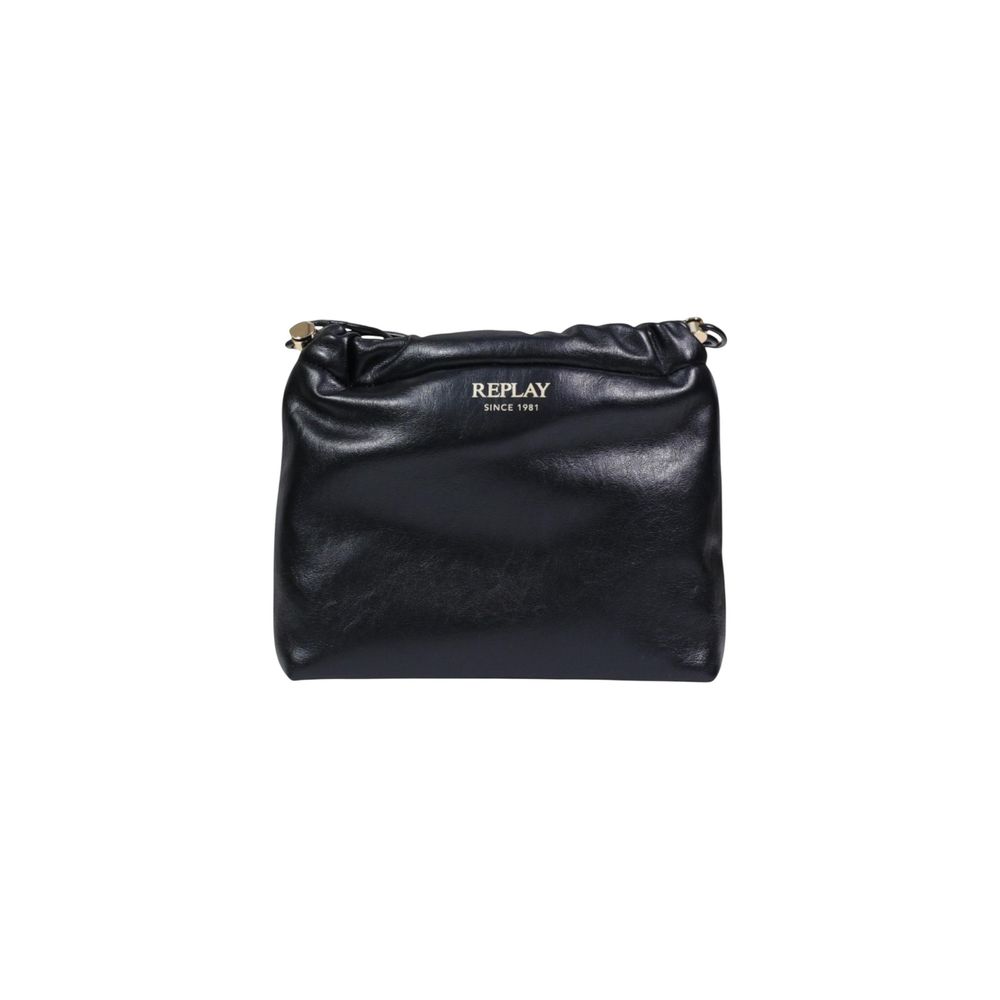 Replay Black Polyester Handbag