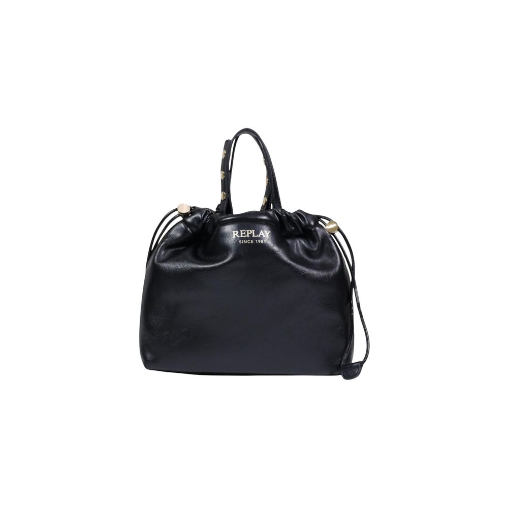 Replay Black Polyester Handbag - Image 3