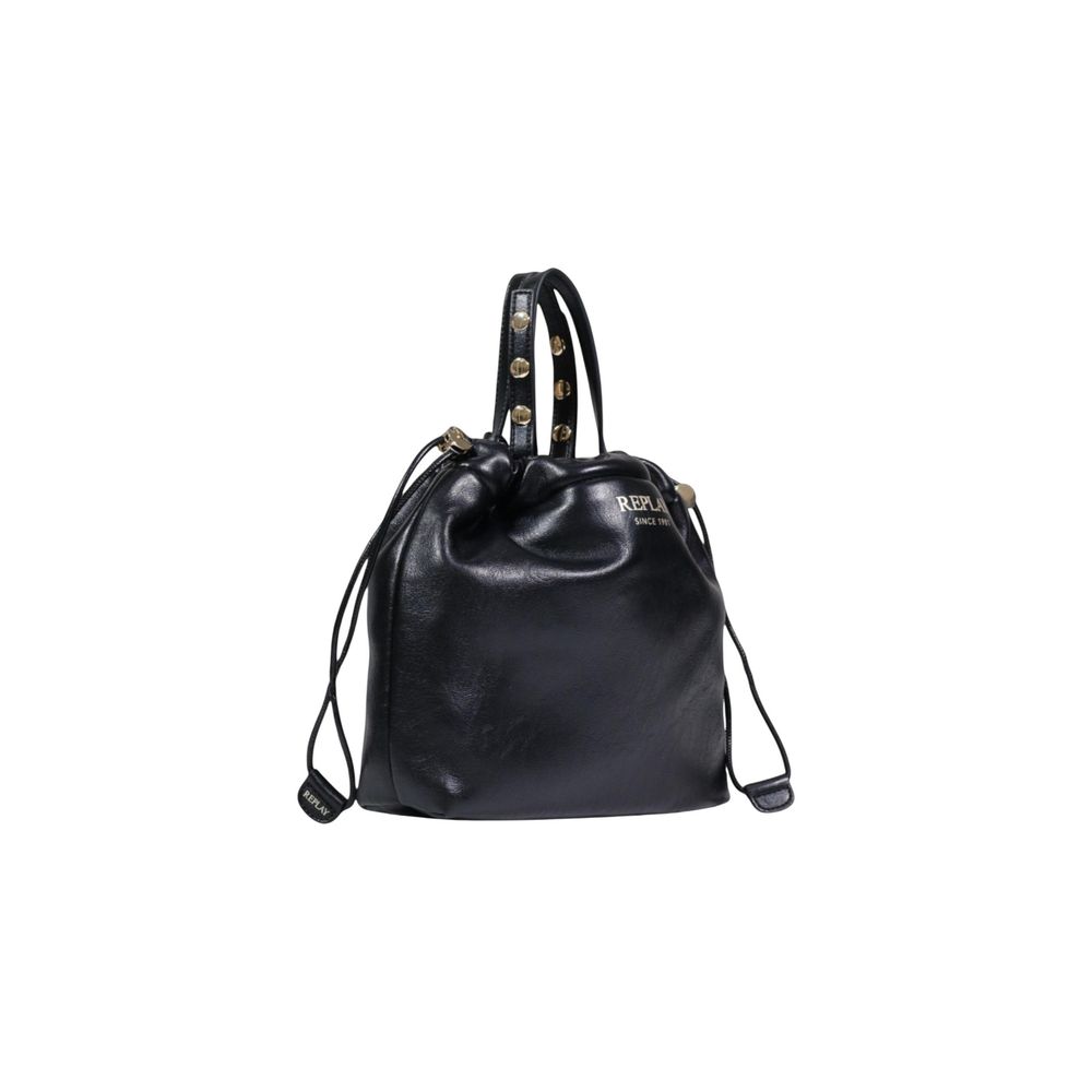 Replay Black Polyester Handbag - Image 4