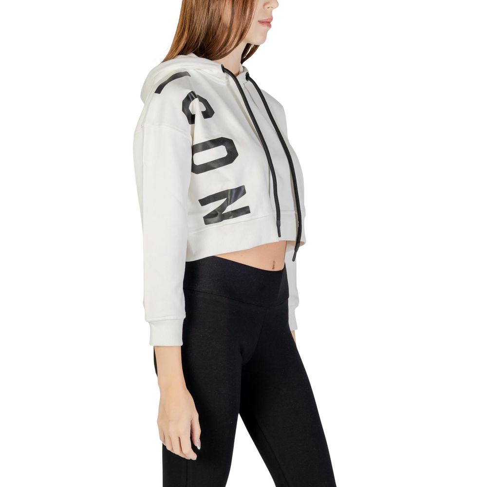 Icon Cream Cotton Hoodie - Image 5