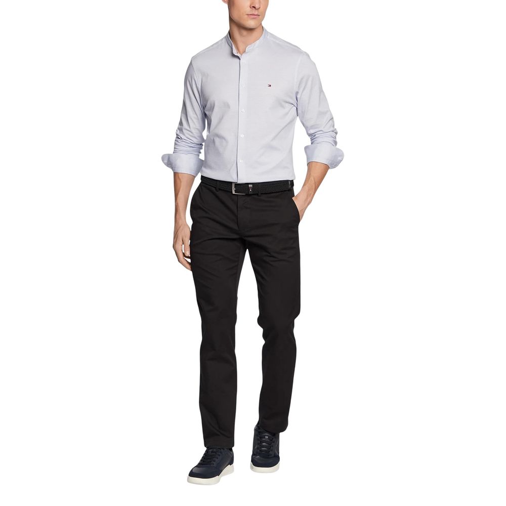 Tommy Hilfiger Black Recycled Cotton Casual Pants - Image 3