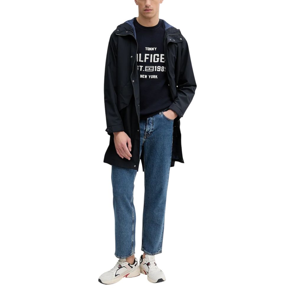 Tommy Hilfiger Blue Organic Cotton Sweatshirt - Image 3