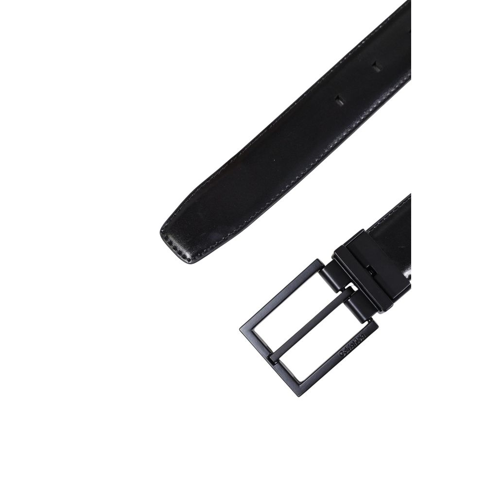 Calvin Klein Black Recycled Polyester Belt - Image 4