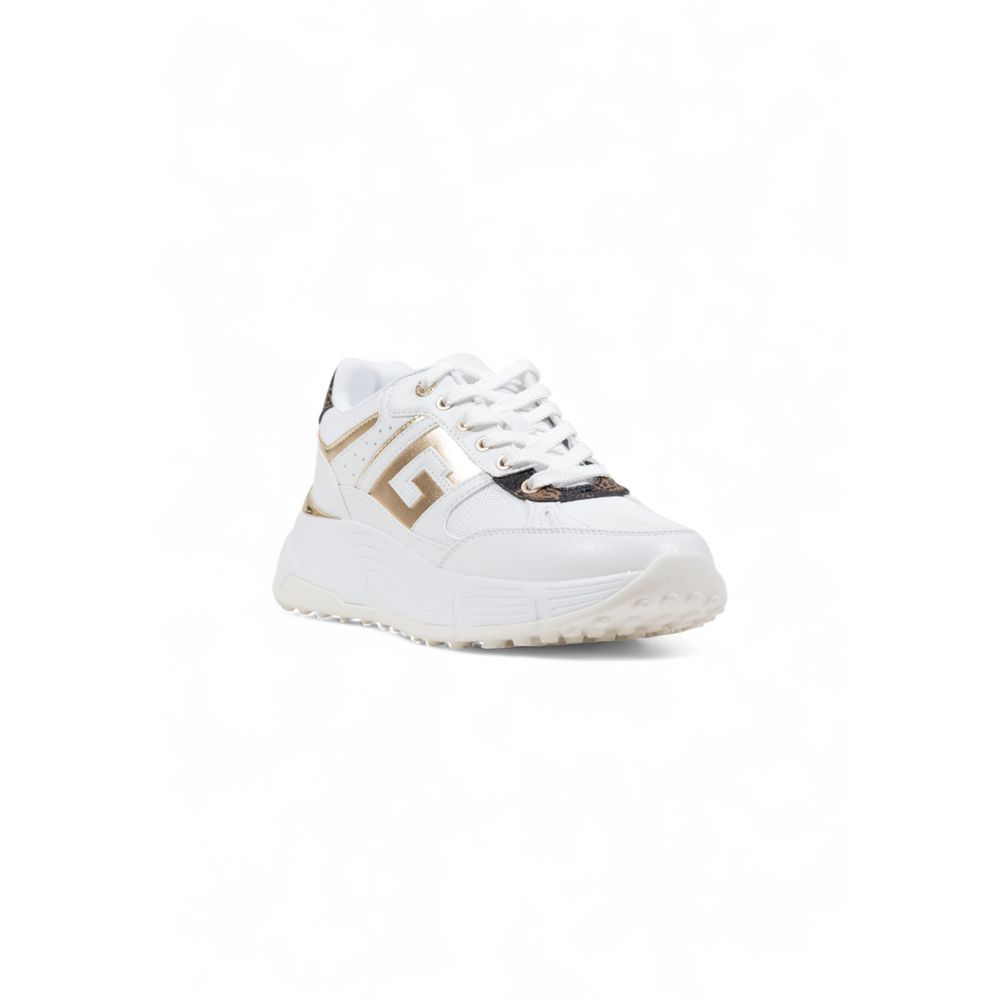 Guess White Polyethylene Chunky Sneakers - Image 2