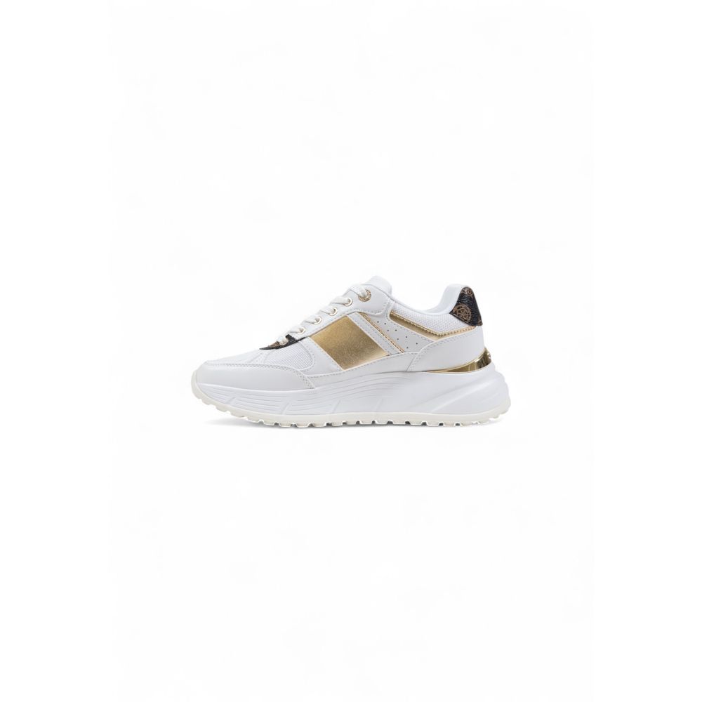 Guess White Polyethylene Chunky Sneakers - Image 3