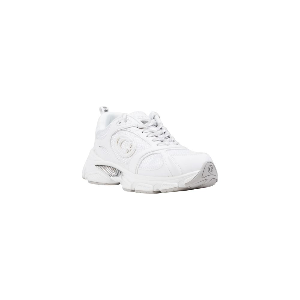 Guess White Polyester Chunky Sneakers - Image 2