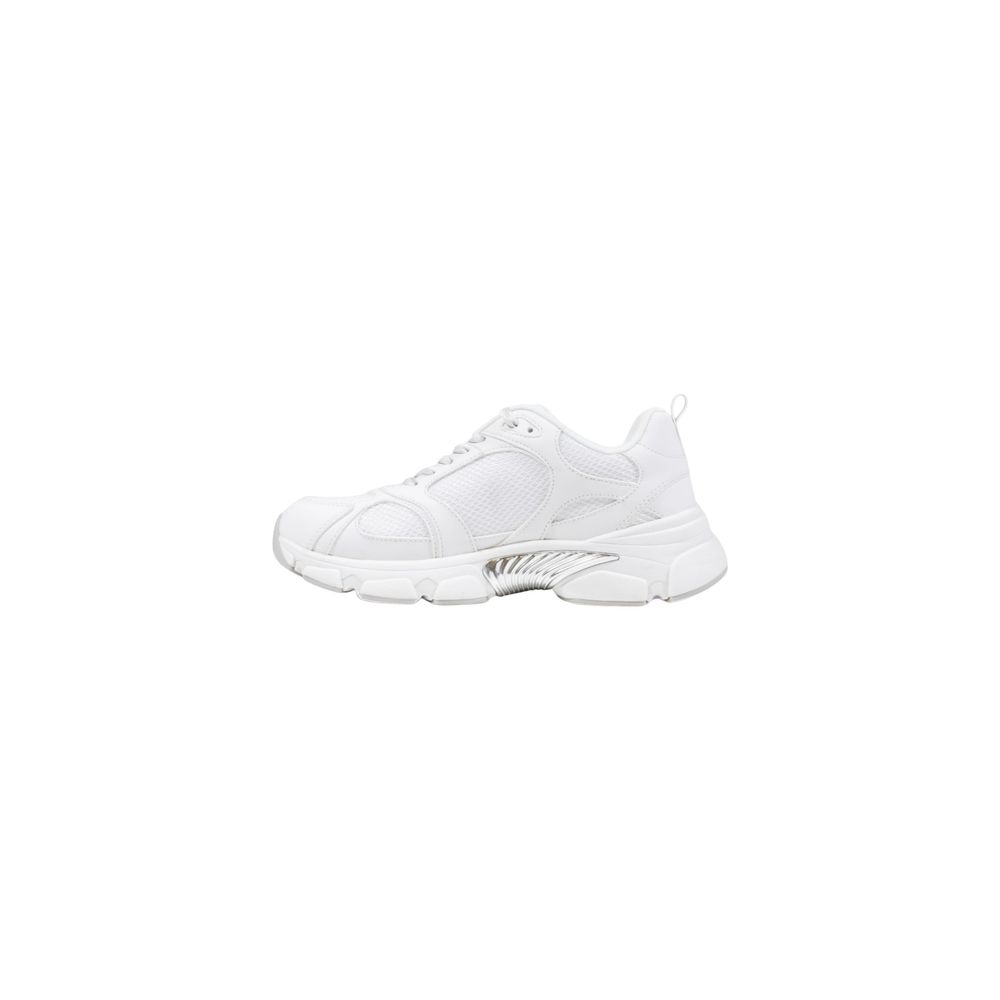Guess White Polyester Chunky Sneakers - Image 3