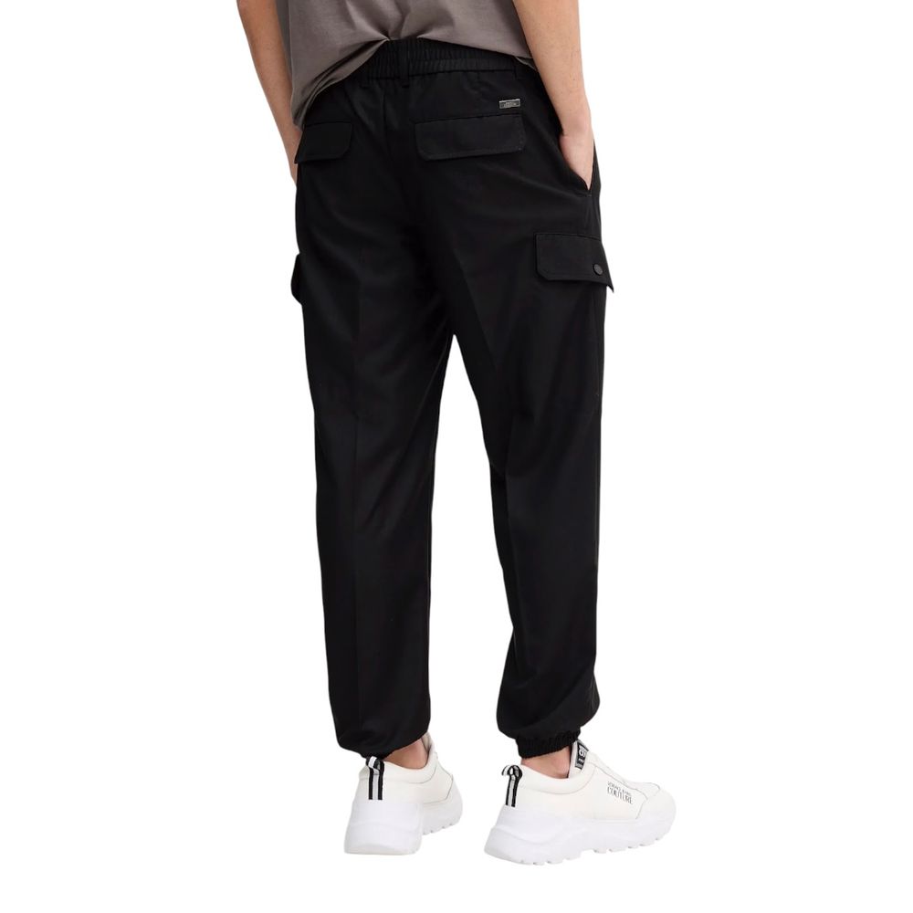 Armani Exchange Black Polyester Casual Pants - Image 2