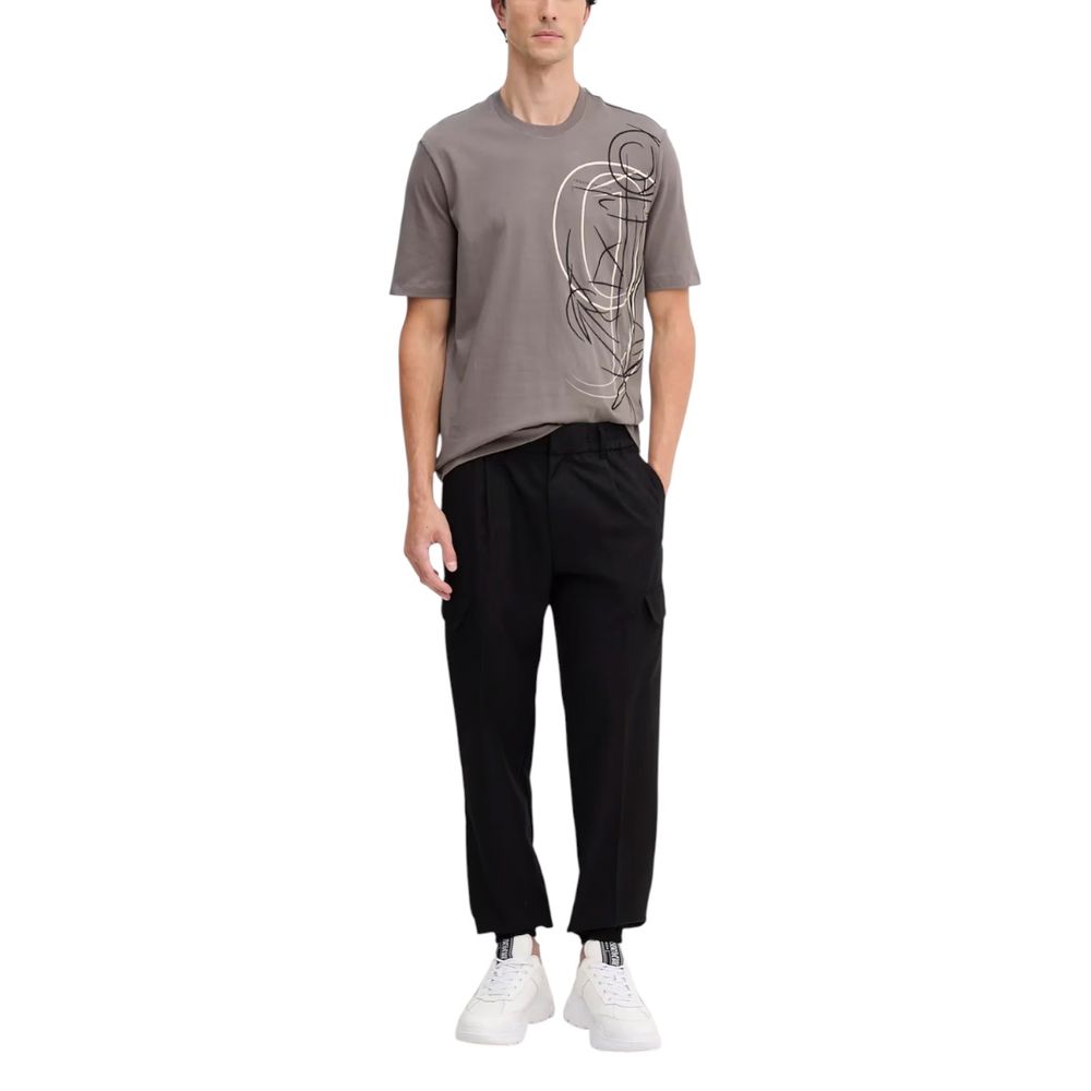 Armani Exchange Black Polyester Casual Pants - Image 3