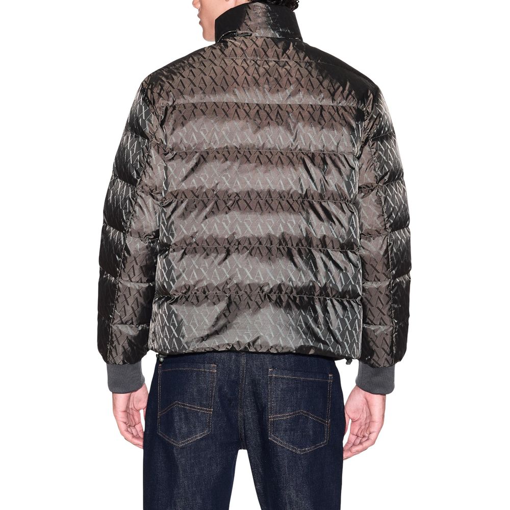 Armani Exchange Green Polyamide Coat - Image 2