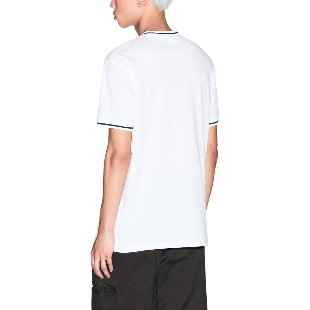 Armani Exchange White Cotton T-Shirt - Image 2
