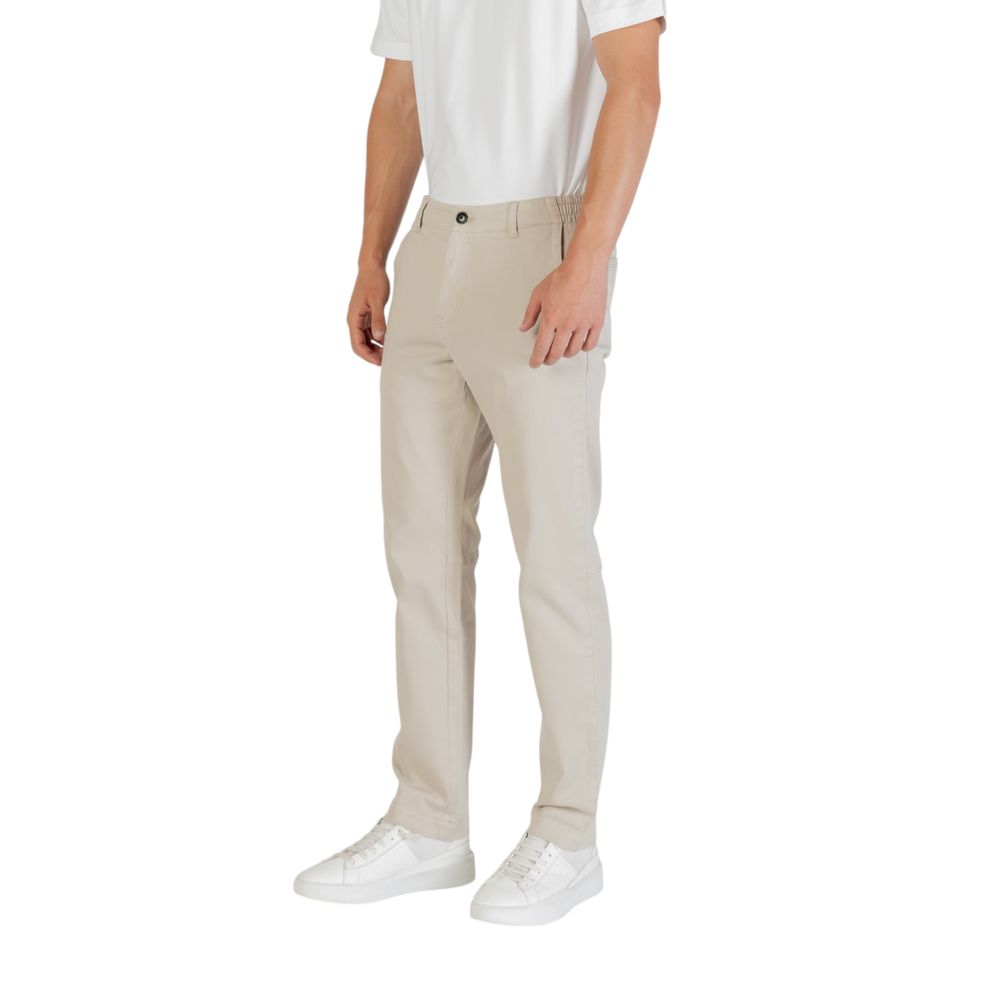 Hugo Boss Beige Polyester Casual Pants - Image 3