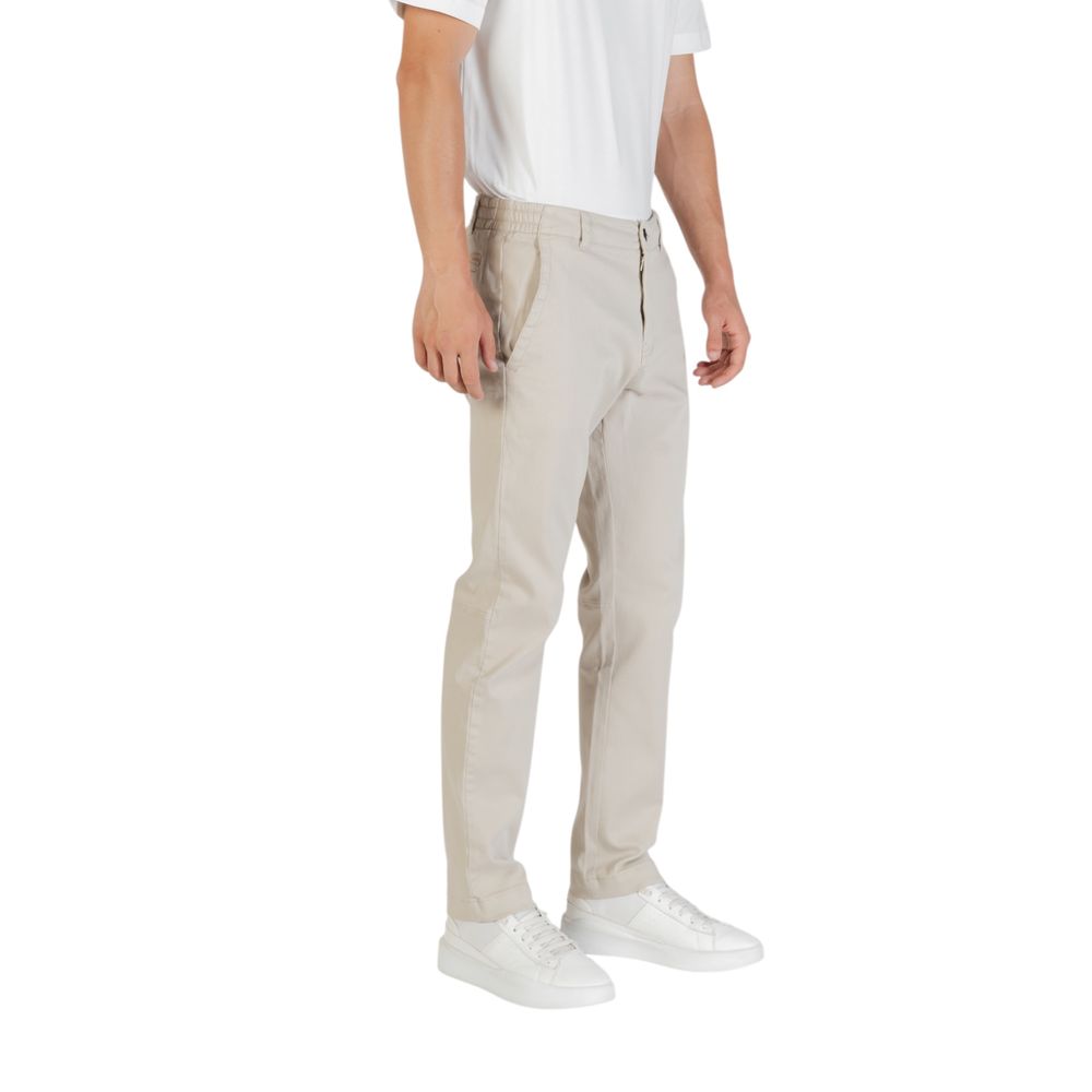 Hugo Boss Beige Polyester Casual Pants - Image 4