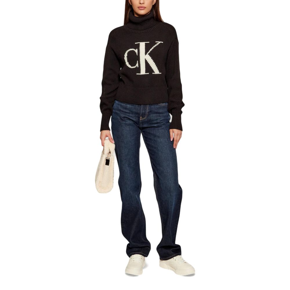 Calvin Klein Jeans Black Cotton Sweatshirt - Image 4