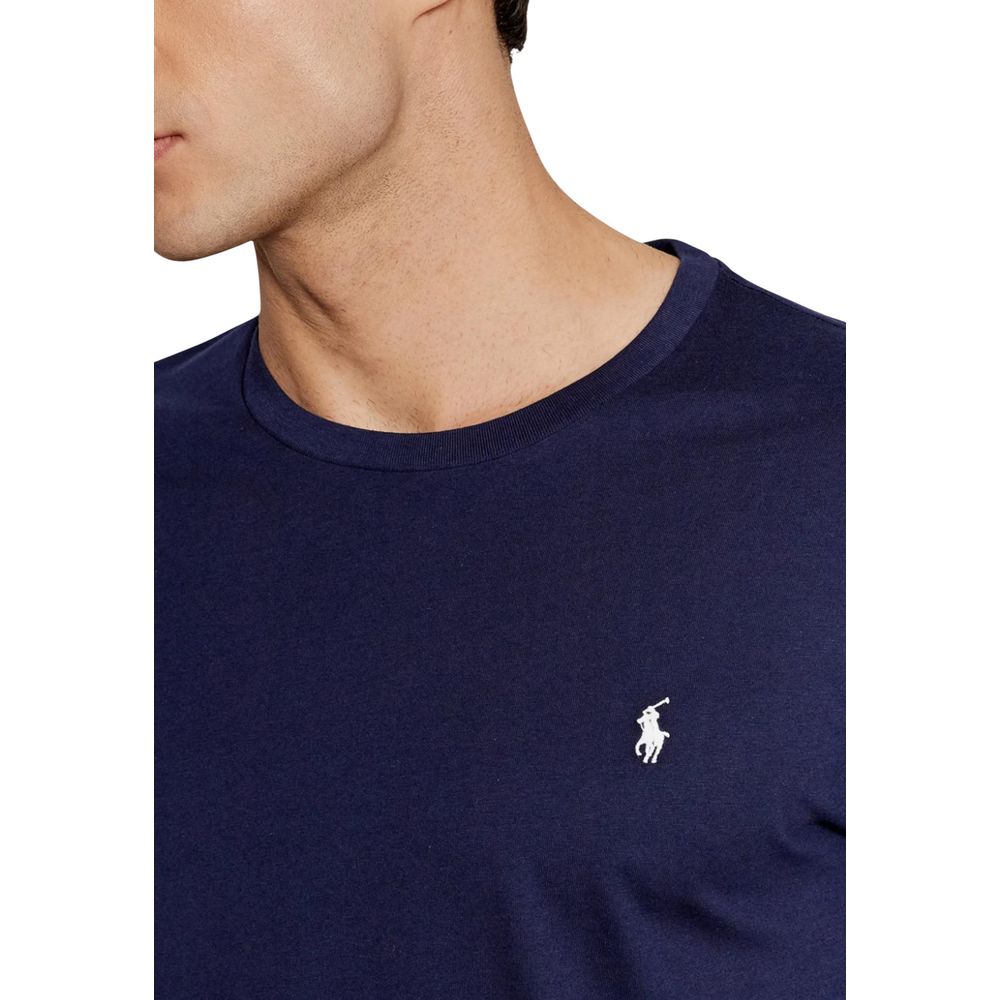 Ralph Lauren Blue Cotton T-Shirt - Image 3