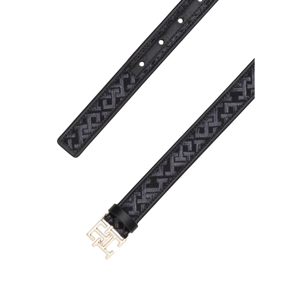 Tommy Hilfiger Black Polyester Thin Belt - Image 3