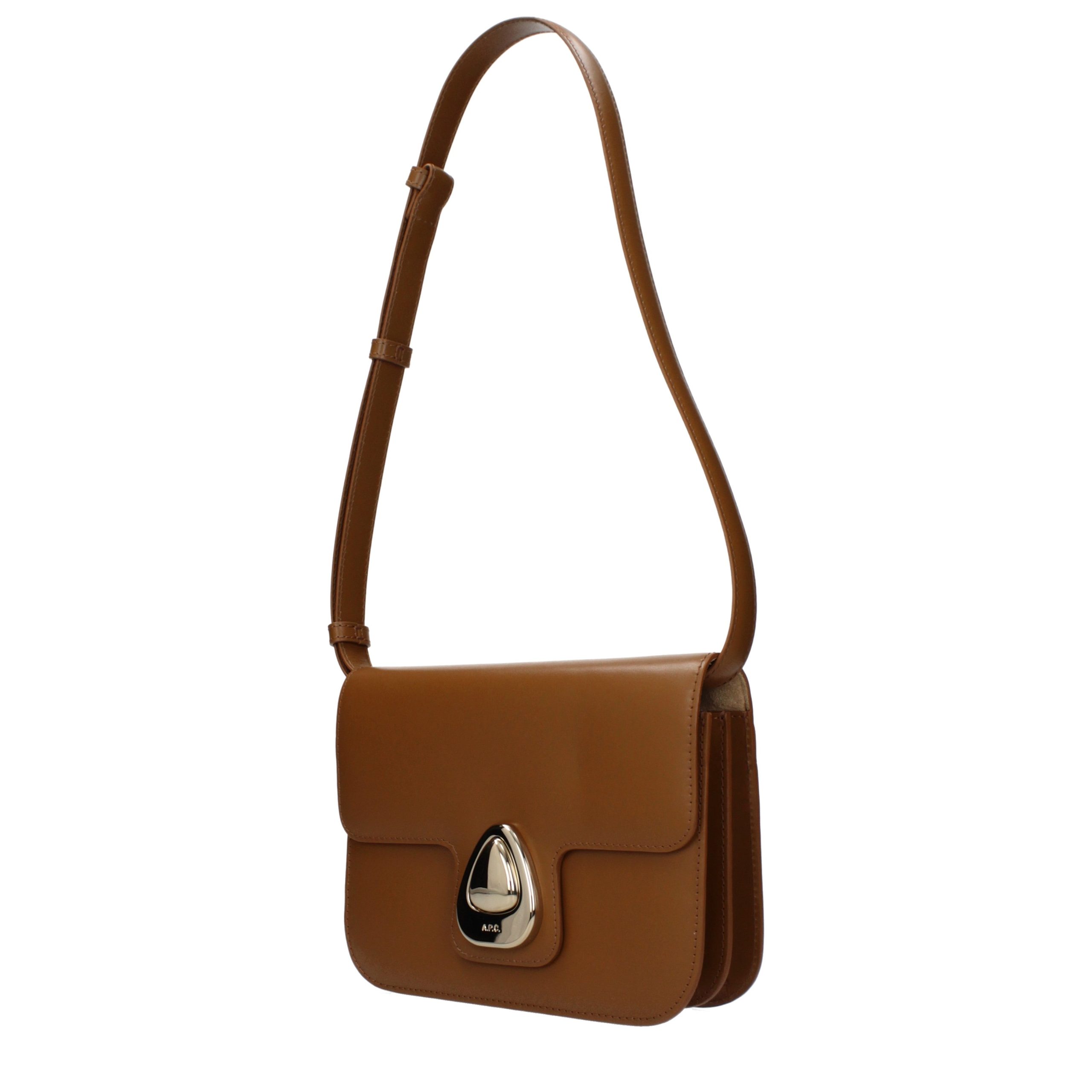 A.P.C. Brown Leather Shoulder Bag - Image 2