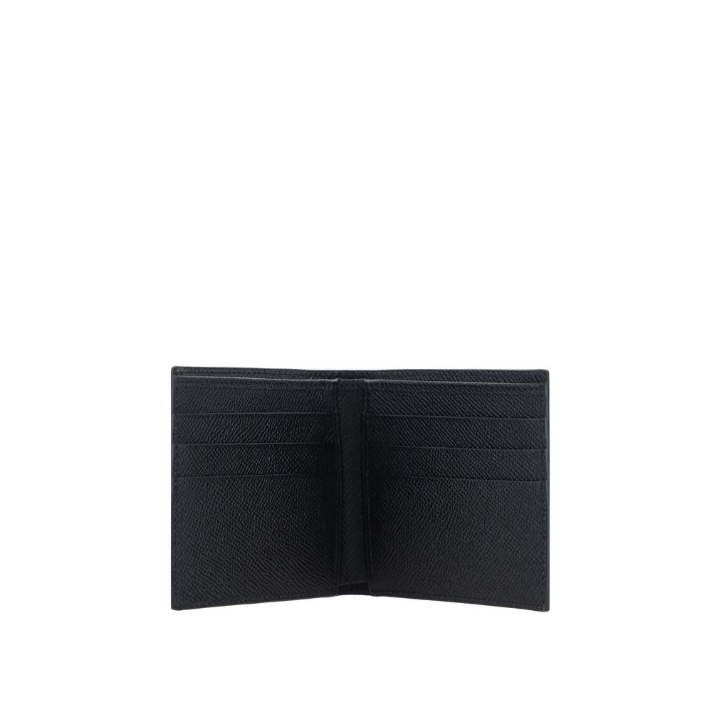 Dolce & Gabbana Black Calf Leather Bos Taurus Wallet - Image 3