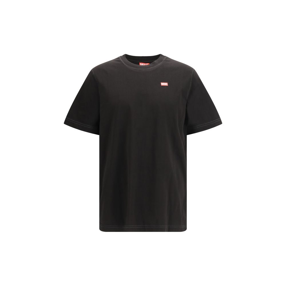 Diesel Black Cotton T-Shirt