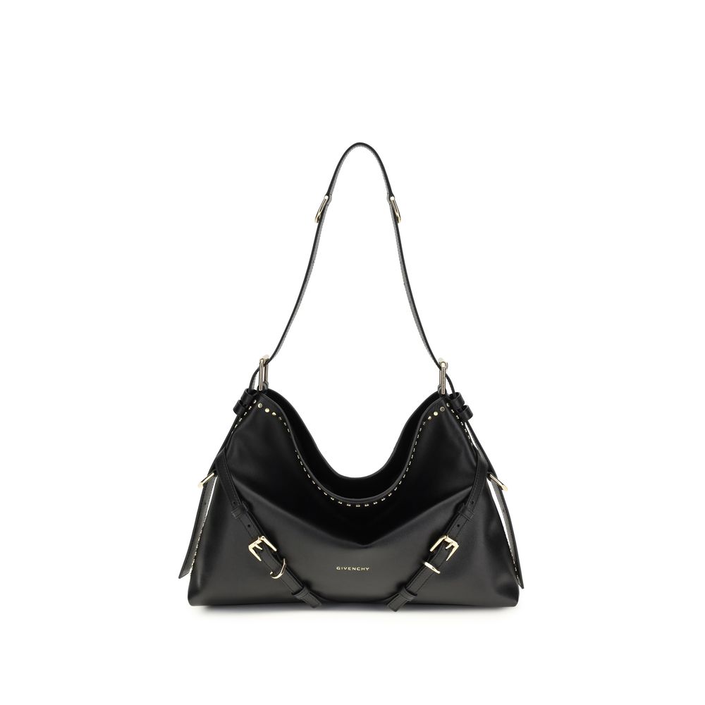 Givenchy Black Calf Leather Bos Taurus Shoulder Bag