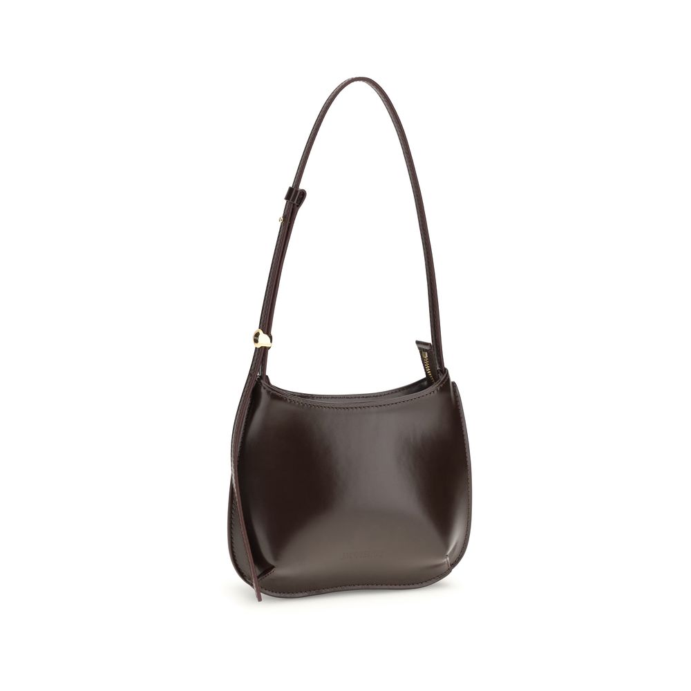 Jacquemus Brown Calf Leather Bos Taurus Shoulder Bag - Image 2