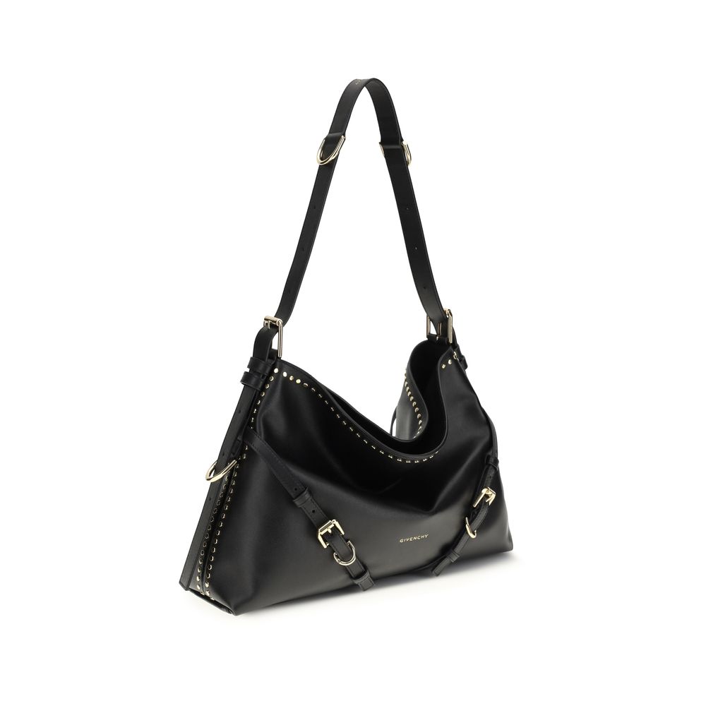Givenchy Black Calf Leather Bos Taurus Shoulder Bag - Image 2