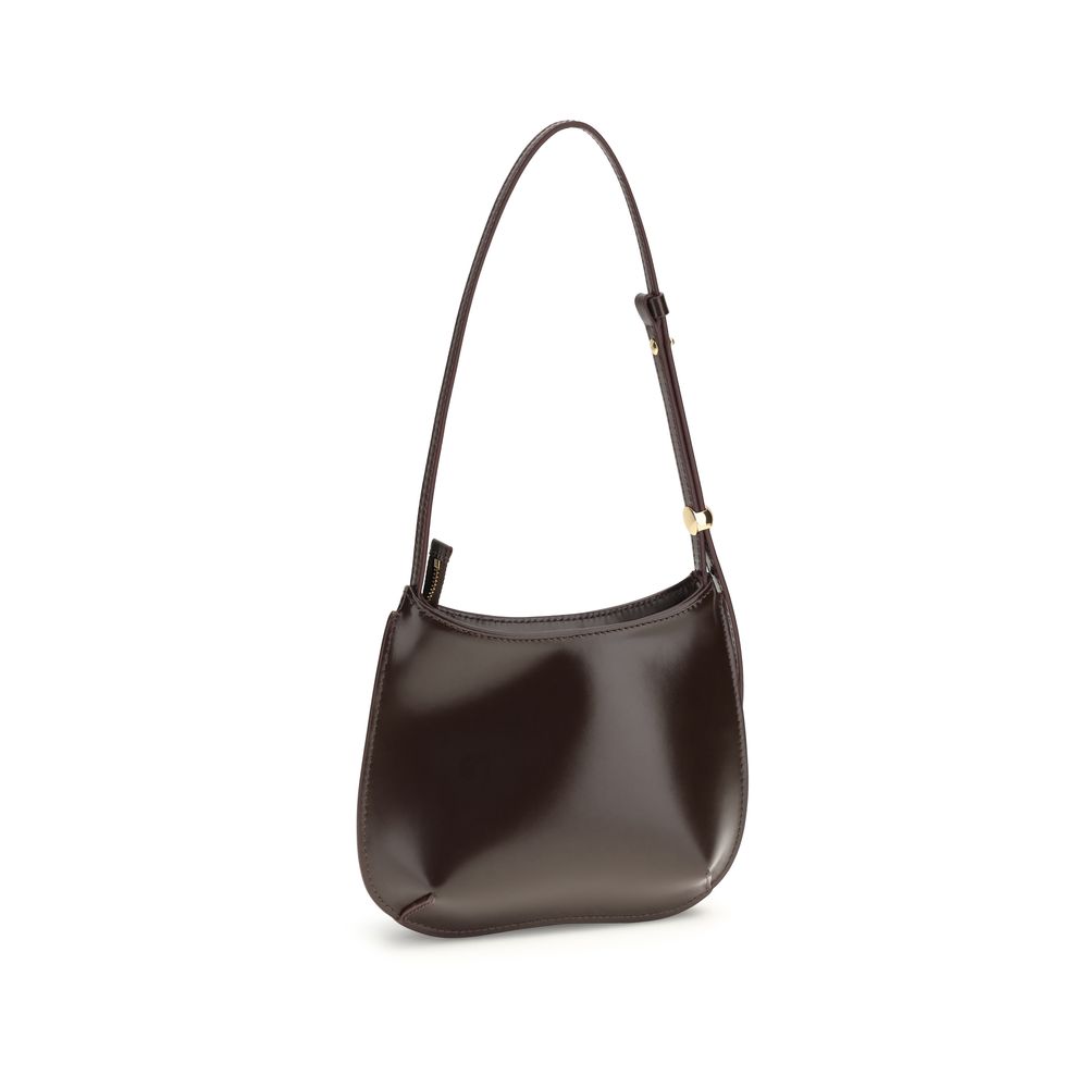 Jacquemus Brown Calf Leather Bos Taurus Shoulder Bag - Image 3