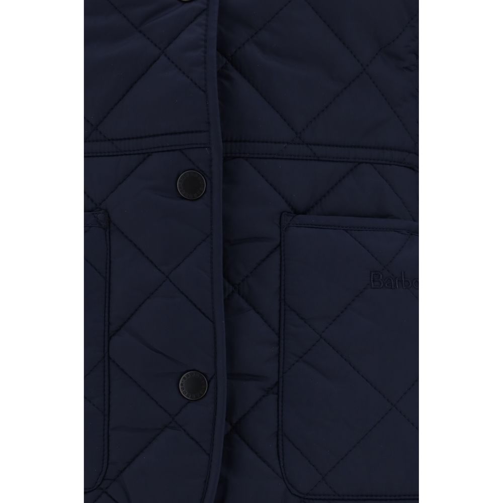 Barbour Blue Polyester Coat - Image 3