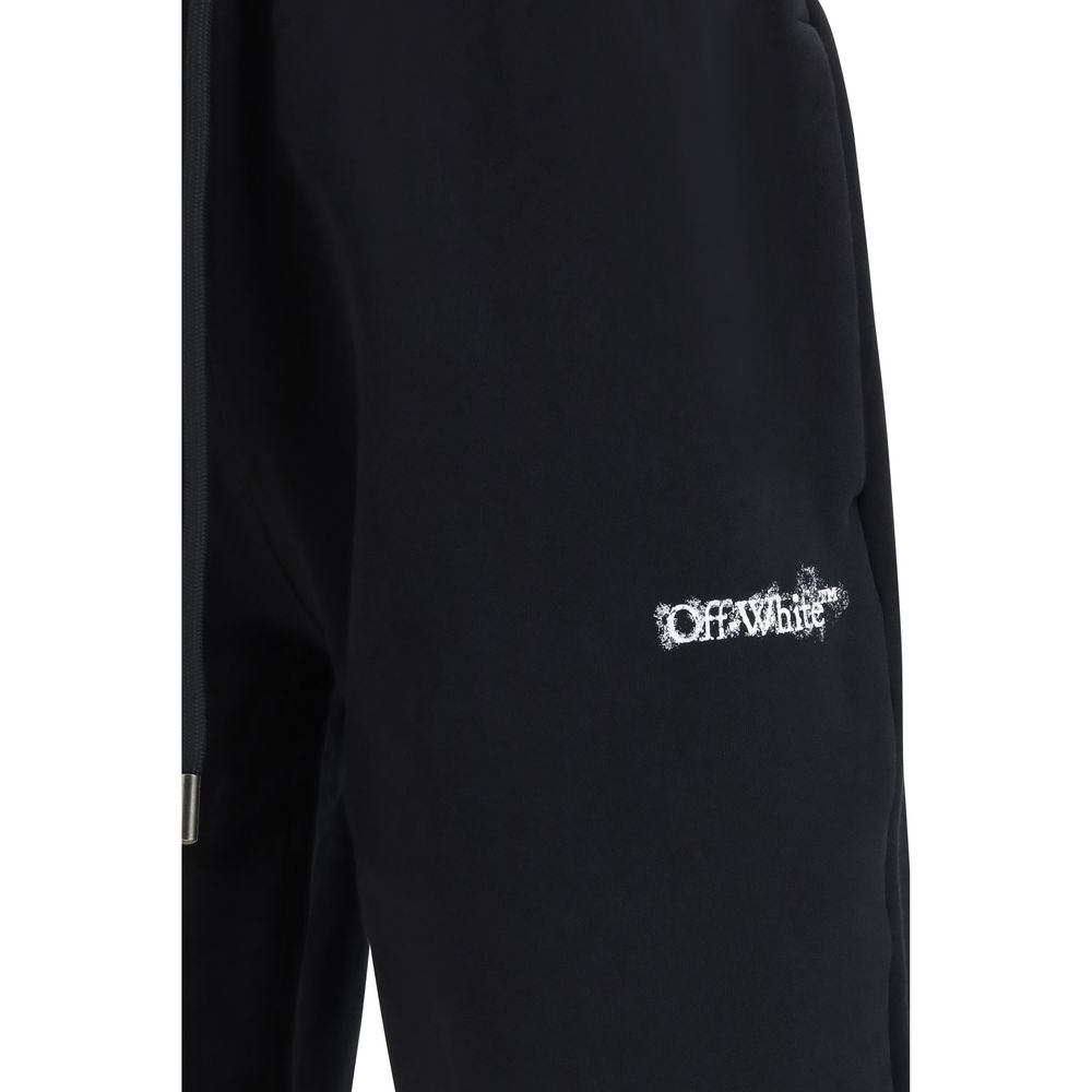 Off-White Black Cotton Bermuda Shorts - Image 3