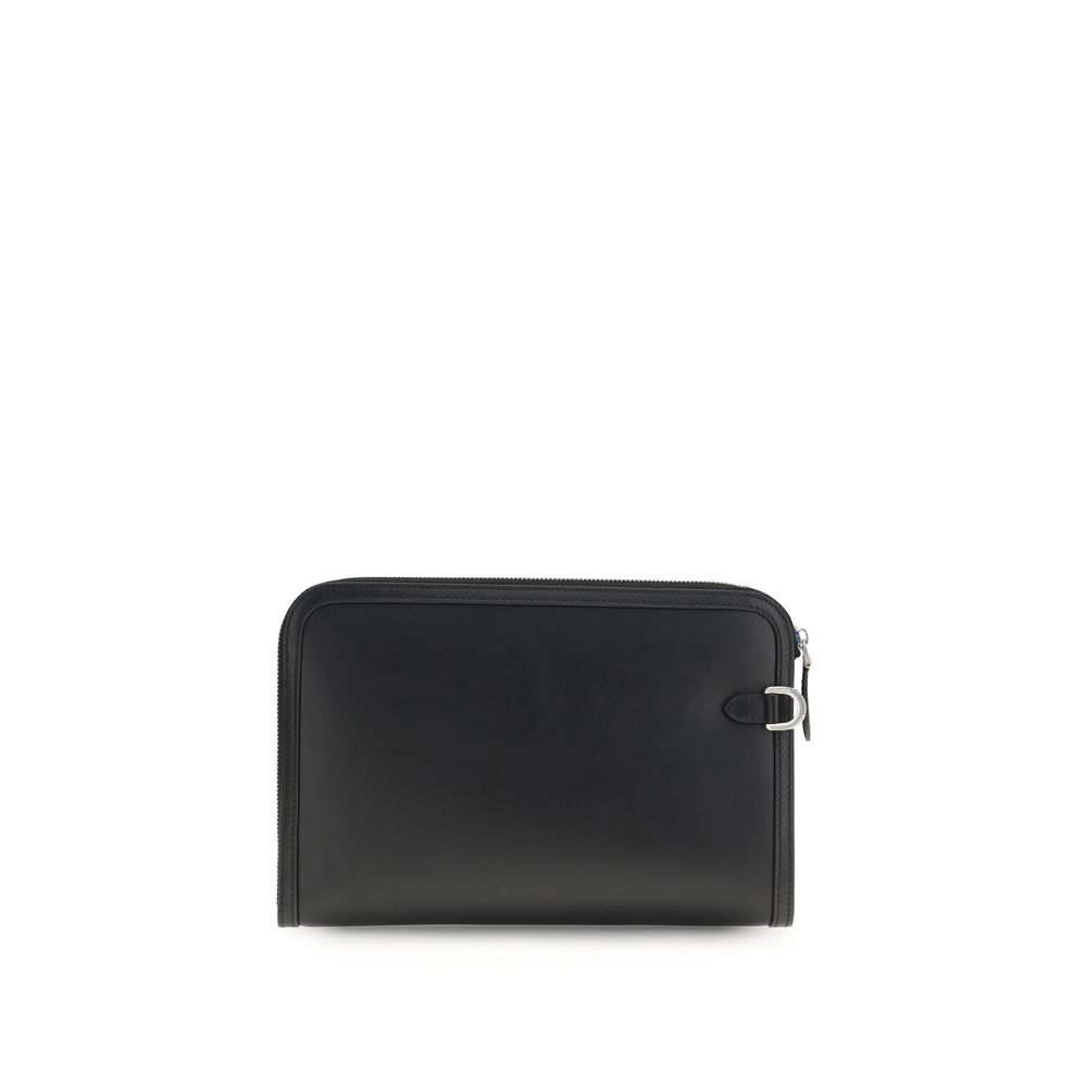 Dolce & Gabbana Black Calf Leather Bos Taurus Accessories - Image 2