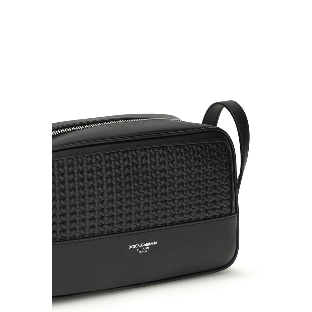 Dolce & Gabbana Black Calf Leather Bos Taurus Accessories - Image 4