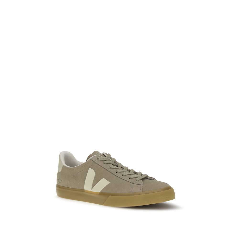 Veja Beige Calf Leather Bos Taurus Low Top Sneakers - Image 2