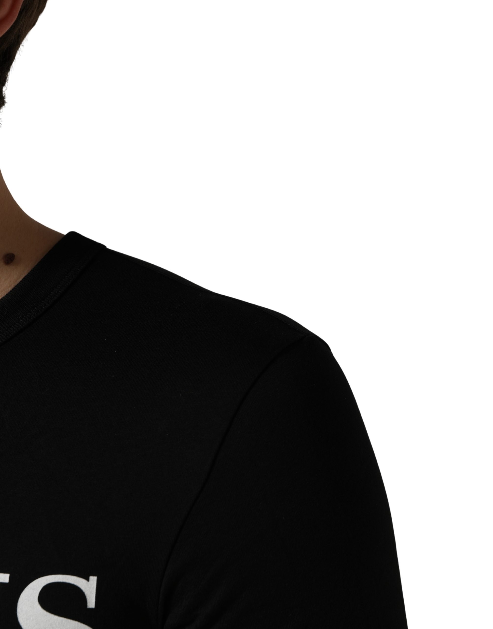 Dolce & Gabbana Black Italians Do It Better Camo Pocket Men T-shirt - Image 6
