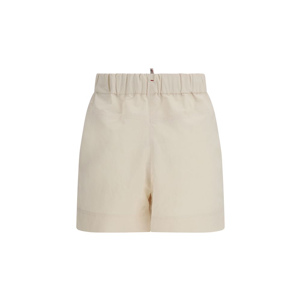 Moncler Grenoble Beige Polyester Bermuda Shorts - Image 2