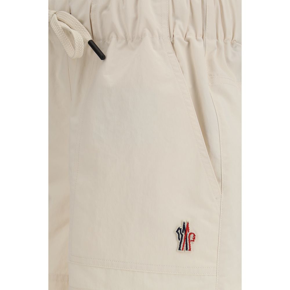 Moncler Grenoble Beige Polyester Bermuda Shorts - Image 3