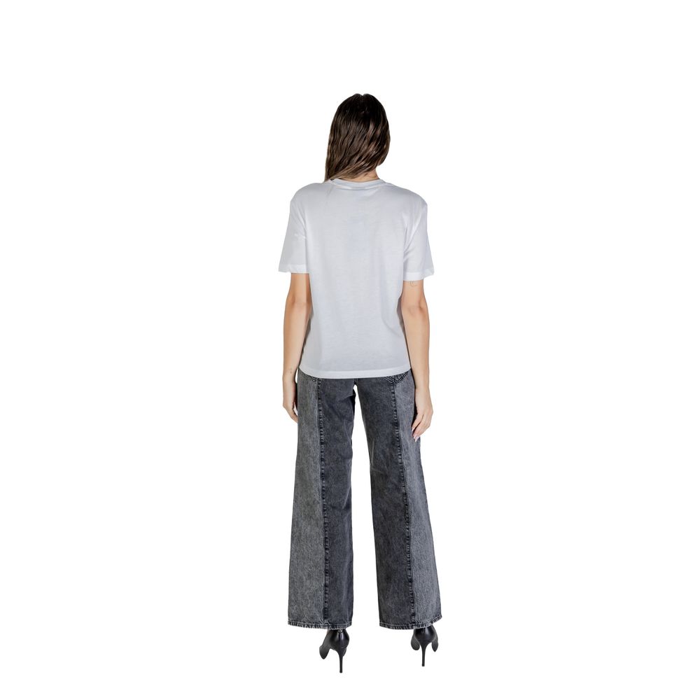 Karl Lagerfeld White Cotton T-Shirt - Image 5