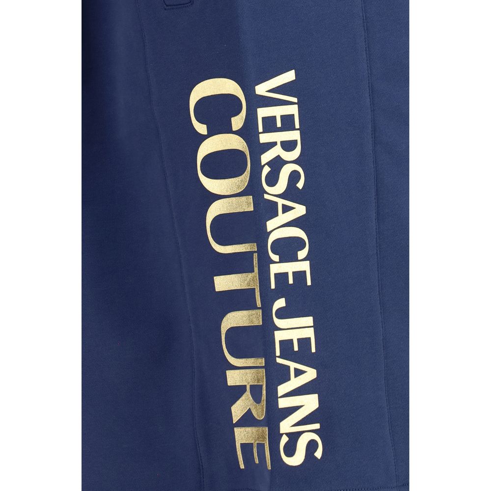 Versace Jeans Blue Cotton Bermuda Shorts - Image 3