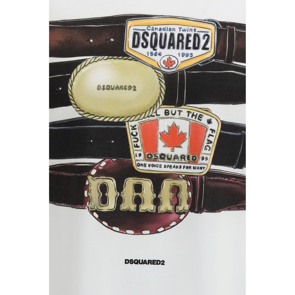 Dsquared² White Cotton T-Shirt - Image 3