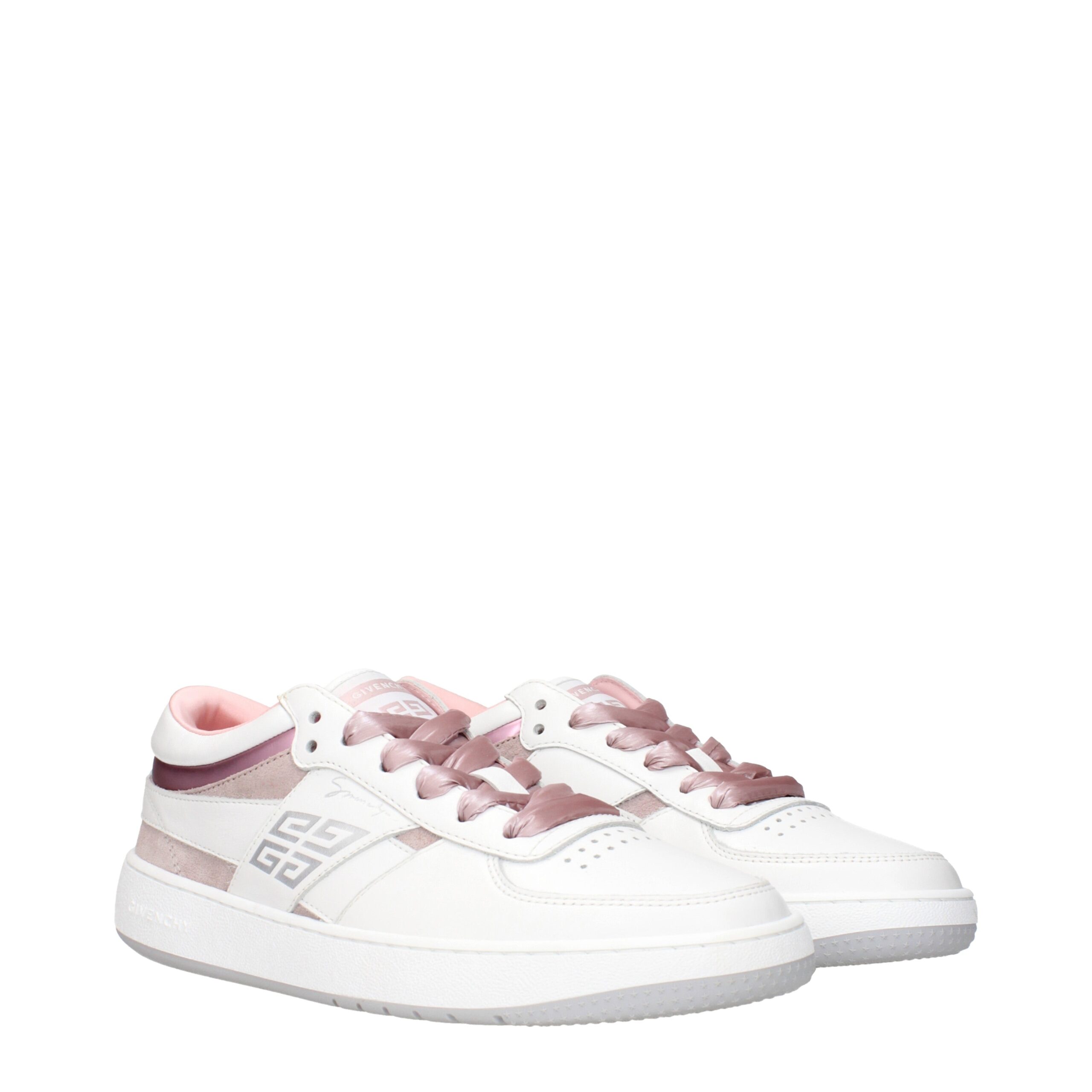 Givenchy White Leather Low Top Sneakers - Image 2