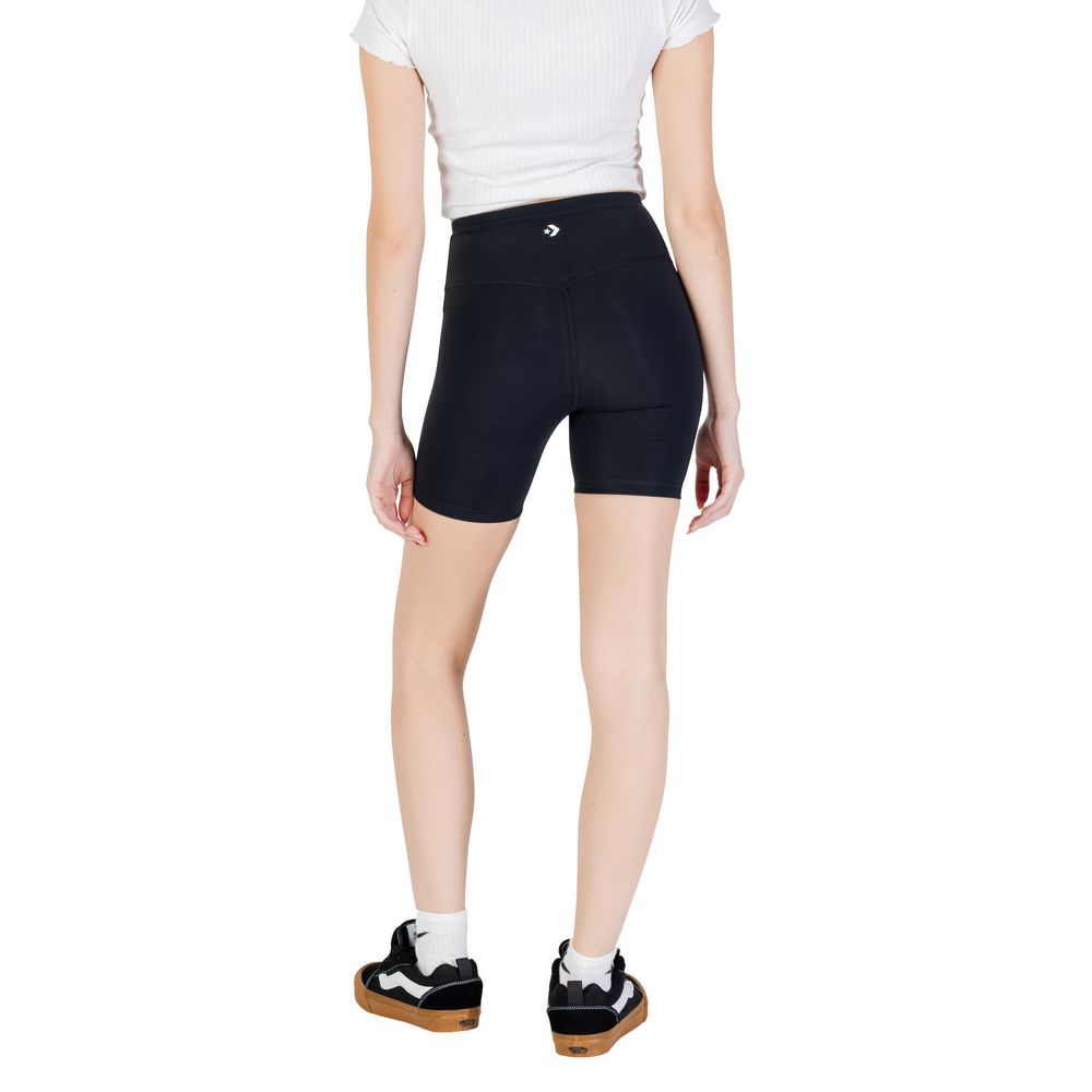 Converse Black Cotton Bermuda Shorts - Image 2