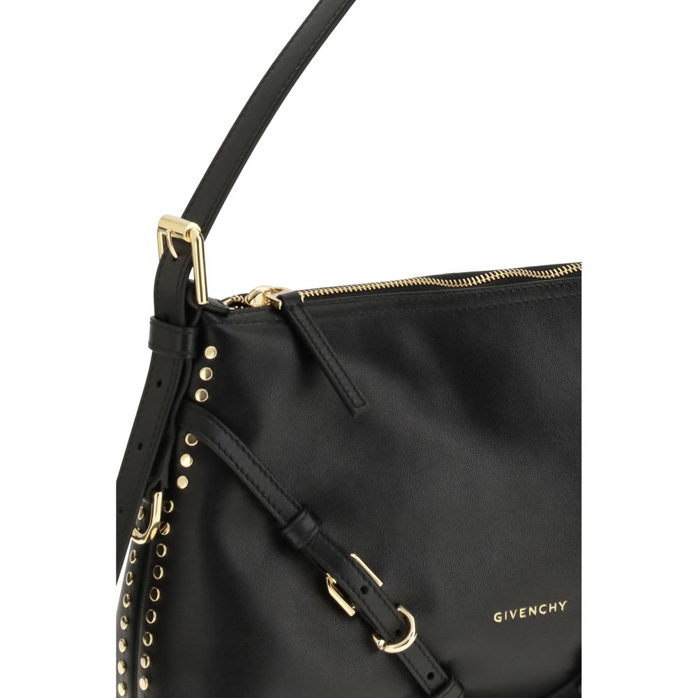 Givenchy Black Calf Leather Bos Taurus Shoulder Bag - Image 4