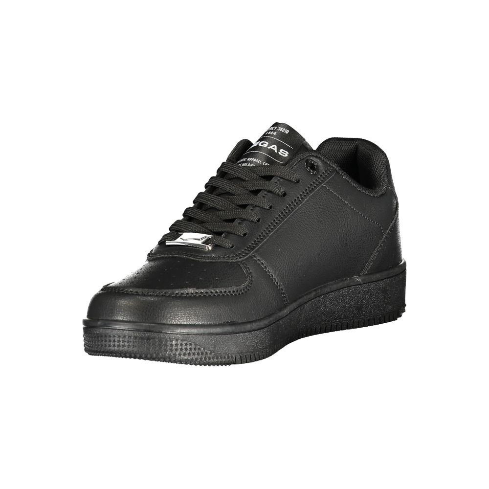 Gas Black Polyurethane Women Sneaker - Image 3